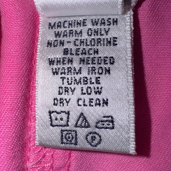 Vintage White Label Lilly Pulitzer Mini Skirt Pink Cotton shorts Size 8. GUC - Picture 7 of 9
